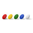 Picture of THUMB TACKS (PINS) COLOURED 100 PIECES